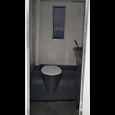 Toilet cabin( heated) on the trailer