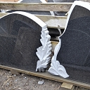 Granite tombstones