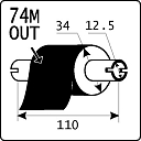 Ribon copier tape KOP74
