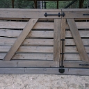 Forged hinges and latches for a horse stable in the vicinity of Daugmale