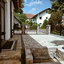 Поковки для частного дома под Франкфуртом( забор, ворота, калитки, столбы садового освещения, защитные решотки)