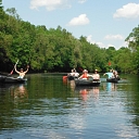 Boating Aiviekste water tourism