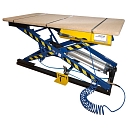 Pneumatic upholstery table