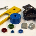 Powder coating of fittings