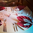 Table setting for the celebration