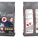 Цементирующий песок для кошек Van Cat серый 10л