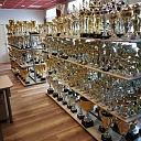 Cups, medals, figurines