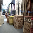 Store of finishing materials and floor coverings