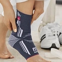 Elastic ankle orthosis