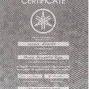 Yamaha certificate