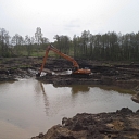 Pond digging in Madona MTE