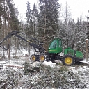 Forestry with harvester MTE