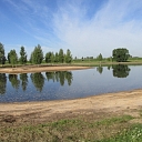 construction of reservoir ponds