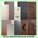 Metal exterior doors for apartments and houses