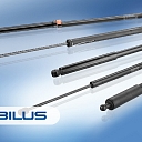 Gas springs, hydraulic vibration dampers, hydraulic leaping, opening and closing systems