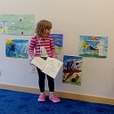 "Little as the sea" children are smart, read, writes and presents their ideas