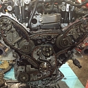 Engine timing chain replacement in Ādaži