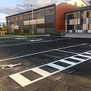 Horizontal road signs