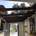 Full glass awnings