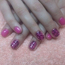 Manicure with gelish varnish Pinki MariteS