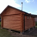 Log building saunas, log buildings Valmiera, In Cesis, Vidzeme garden furniture