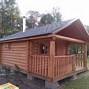 Log building saunas, log buildings Valmiera, In Cesis, Vidzeme garden furniture