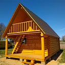 Log building saunas, log buildings Valmiera, In Cesis, Vidzeme garden furniture