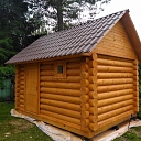 Log building saunas, log buildings Valmiera, In Cesis, Vidzeme garden furniture