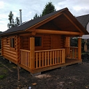 Log building saunas, log buildings Valmiera, In Cesis, Vidzeme garden furniture