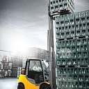 Gas forklift