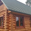 Log houses in Preiļi