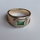 Rings made of gold and silver