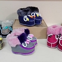 Sheepskin winter shoes for babies