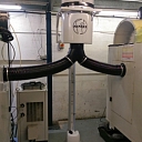 Filtermist filter connection for 2 machines