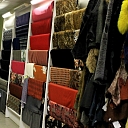Shop Button, fabrics leather fur felt linings fox tail glue