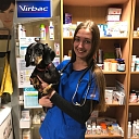 Doctor's assistant, future veterinarian with an interest in dermatology, Anna Blumberga