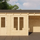 Wooden house production