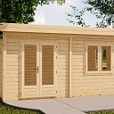 Wooden house production