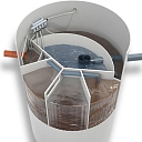 Biological wastewater treatment plants