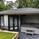 Wooden garden houses