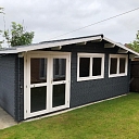 Wooden garden houses