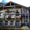 Facade renovation works