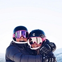 Downhill ski helmets with fis homoligation