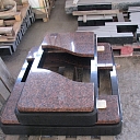 Granite stone grave curbs