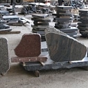 Granite stone tombstones