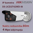 IP camera Hikvision DS-2CD2T42WD-I8. Resolution 4 Mpx. Night visibility up to 80m