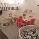 Three peppers and cakes, children's playroom
