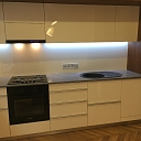 Kitchen equipment with acrylic facades