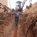 Installation of water pipe, drive construction, assembly, repair works, Zilber, LTD