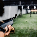 Shooting range in Rumba parish